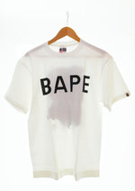 アベイシングエイプ A BATHING APE BAPE GENERAL TEE ベイプ ジェネラル Tシャツ 白 Tシャツ ホワイト Mサイズ 103MT-1120