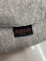 ループウィラー LOOPWHEELER × PORTER ポーター KANGAROO CREW NECK SWEATSHIRT カンガルー クルー ネック スウェットシャツ サムホール トレーナー 灰 スウェット 無地 グレー Sサイズ 104MT-2322