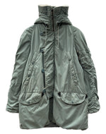 ミリタリー Military N-3B FLIGHT JACKET フライト ジャケット ジップアップ ファー フード 軍物 ARMY アウター 灰 ジャケット 無地 グレー Sサイズ 104MT-1869