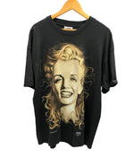 ヴィンテージ Vintage 90's 90s 90年代 マリリンモンロー Marilyn Monroe JUREK GRAPHICS INTERNATIONAL  XL Tシャツ プリント ブラック LLサイズ 101MT-2424