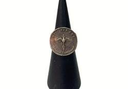 ウルフマン WOLFMAN B.R.S Angel Coin Ring エンジェル リング 天使 翼 ケルティック 指輪 SILVER 銀 メンズジュエリー・アクセサリー 指輪・リング ロゴ シルバー 104A-19