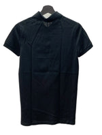 サンローラン Saint Laurent SL STAR POLO 半袖 ポロシャツ 星 月 鹿の子 カットソー YSL 黒 454124 YB1DS 半袖ポロシャツ プリント ブラック XSサイズ 104MT-1339