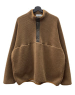 グラフペーパー Graphpaper Wool Boa High Neck Pullover ウール ボア ハイネック プルオーバー フリース ハーフボタン ジャケット キャメル 茶 GU183-70102 サイズ 2 ジャケット 無地 ブラウン 104MT-1891