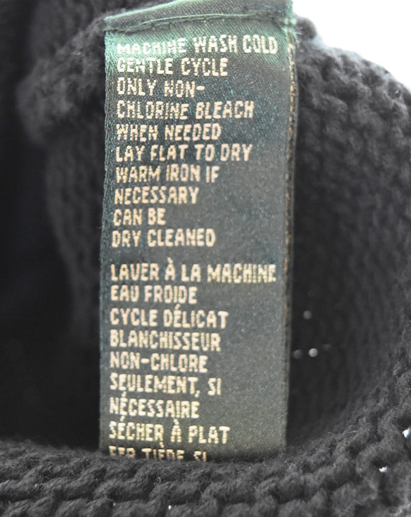 ラルフローレン RalphLauren 雪柄 タートルネック ニット セーター 3X セーター ブラック 103MT-3347