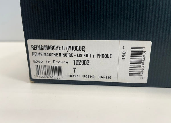 パラブーツ Paraboot International Gallery BEAMS インターナショナルギャラリービームス別注 レザーコインローファー ブラック系 メンズ靴 ローファー サイズ7 A 101sh-2095