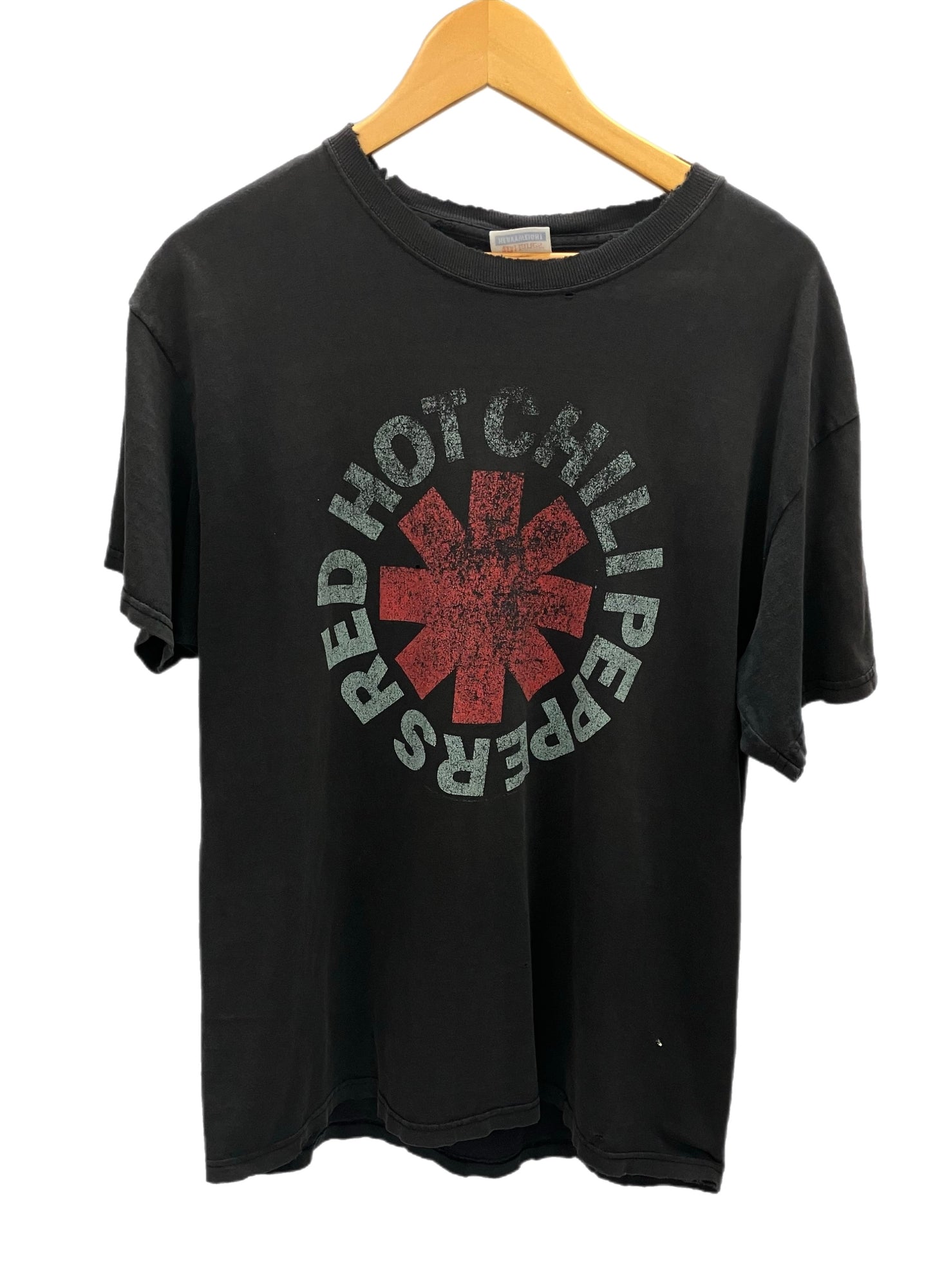 バンドTシャツ BAND-T Hanes RED HOT CHILI PEPPERS レッド・ホット・チリ・ペッパーズ Tシャツ プリント ブラック  Lサイズ 101MT-2485 | 古着通販のドンドンサガール