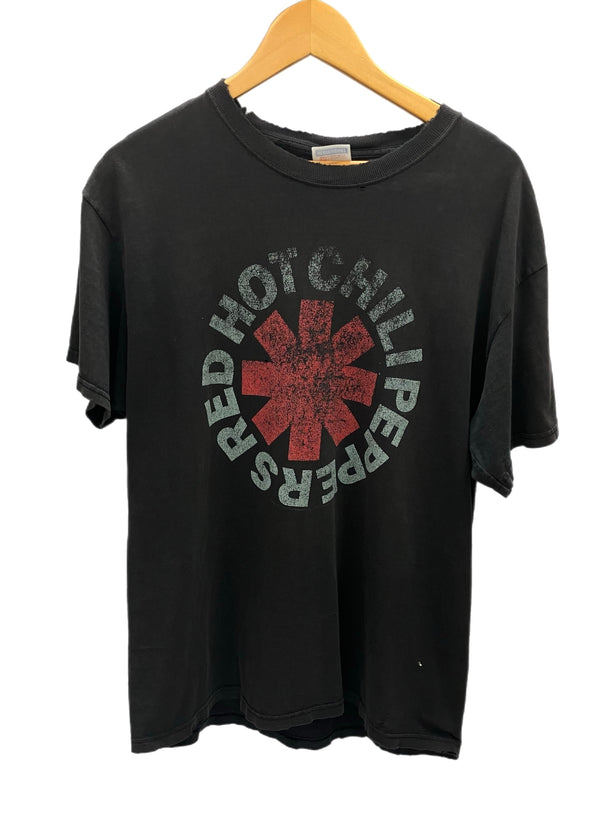 バンドTシャツ BAND-T Hanes RED HOT CHILI PEPPERS レッド・ホット・チリ・ペッパーズ Tシャツ プリント ブラック Lサイズ 101MT-2485