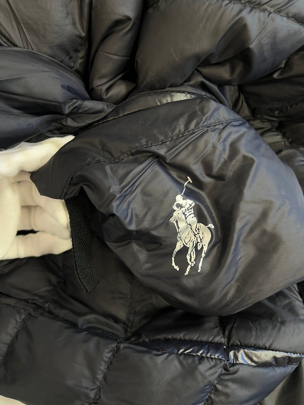 ラルフローレン RalphLauren POLO ポロ パッカブルダウンコート ダウンジャケット パフジャケット 黒 コート ブラック Sサイズ 101LT-249