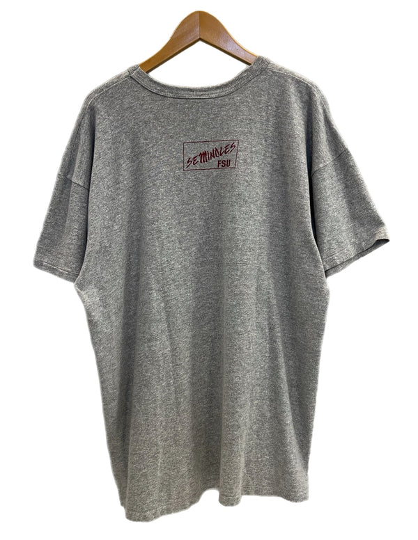 チャンピオン Champion 80s～ ヴィンテージ Vintage トリコタグ リバースウィーブ REVERSE WEAVE US古着 カレッジプリント FSU   XXL Tシャツ グレー 3Lサイズ 101MT-4525