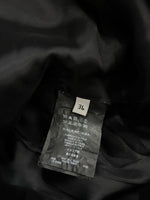 バレンシアガ BALENCIAGA イタリア製 Pコート ファー 紺 ジャケット ネイビー サイズ36 101LT-239