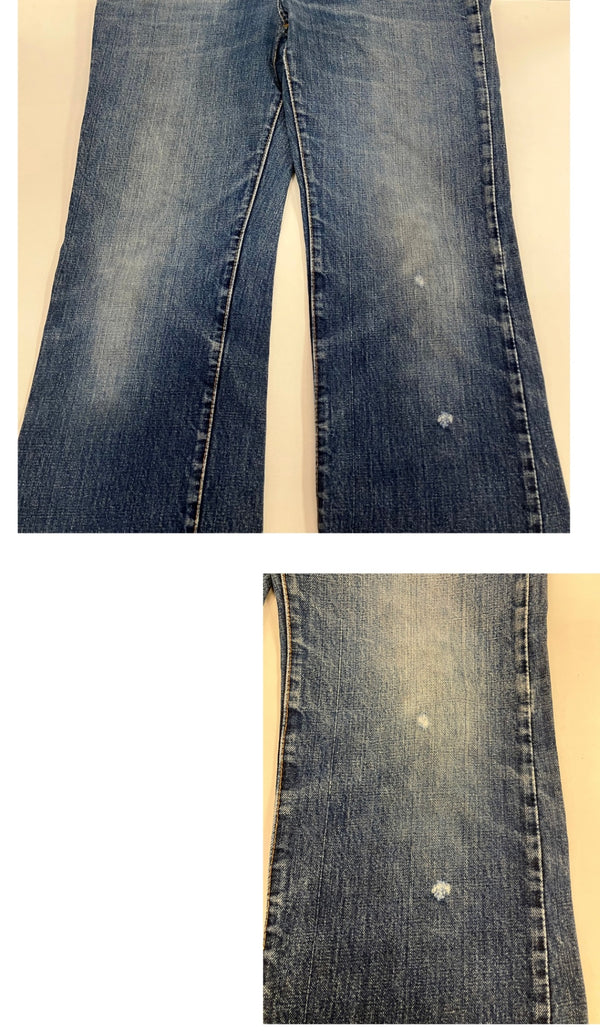 リーバイス Levi's 70's 70年代 517 66前期 ボタン裏2刻印 42TALON ZIPPER VINTAGE ヴィンテージ アメリカ製 MADE IN USA デニム ブルー W33L31 101MB-679