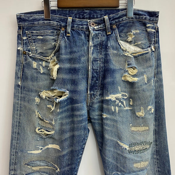 【曜日割引対象外】 リーバイス Levi's LVC S501XX 44501 青山限定 大戦モデル デニム ブルー W36 L32サイズ 201MB-953 VB