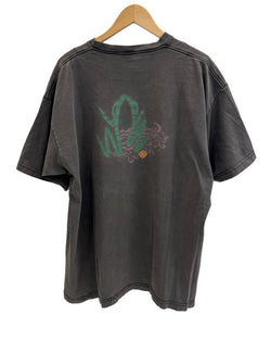 パタゴニア PATAGONIA 90s Vintage ヴィンテージ USA製 半袖カットソー カエルプリント 墨黒  XL Tシャツ ブラック LLサイズ 101MT-4698