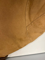 ディッキーズ Dickies 90s 90's 90年代 ダック地 カバーオール VINTAGE ヴィンテージ 襟コーデュロイ 裏地ブランケット 茶 42 ジャケット ベージュ 101MT-5165