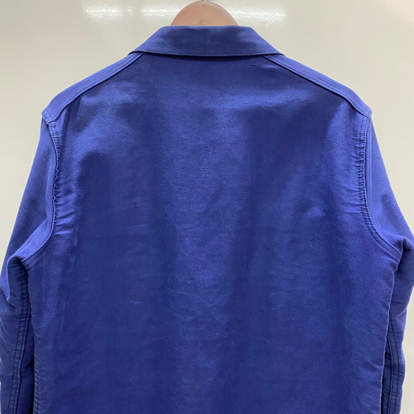 【曜日割引対象外】 ヴィンテージ vintage 70's 80's DUBURE & DEVERCHERE モールスキンジャケット ユーロ ジャケット ネイビー 201MT-4478 VB