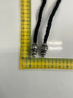 クロムハーツ CHROME HEARTS CH CRS SML クリンプトCHクロスペンダント スモール レザーブレイドネックレス  メンズジュエリー・アクセサリー ネックレス・ペンダント シルバー 101G-206