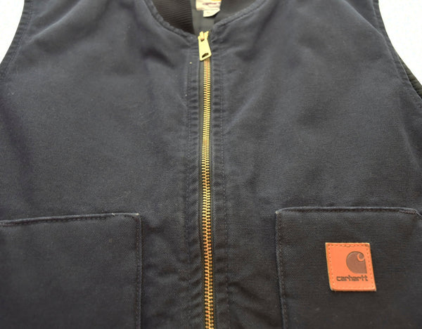 カーハート Carhartt ダックベスト ネイビー RN14806 ベスト ネイビー Lサイズ 103MT-1338