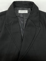キココスタディノフ KIKO KOSTADINOV 20AW KLEES DOUBLE LAPEL BLAZER ダブル ラペル ブレザー TULCEA テーラード アウター 黒 サイズ 44 ジャケット 総柄 ブラック 104MT-2112