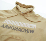 ネイバーフッド NEIGHBORHOOD 21SS ウィンダンシー プリント ロゴ プルオーバー フーディ パーカー ベージュ 211ELWSN-CSM01S パーカ ベージュ Sサイズ 103MT-2164