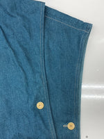 リーバイス Levi's 23SS DENIM FAMILY BASEBALL CAPE ベースボール ケープ ポンチョ リバーシブル フード ジャケット 青 ジャケット 無地 ブルー XLサイズ 104LT-249