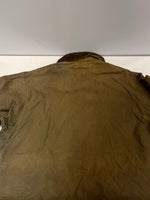 バブアー BARBOUR 90's 90年代 3ワラント BORDER ボーダー ワックス コットン オイルドジャケット コート VINTAGE ヴィンテージ A200 C40 ジャケット カーキ 101MT-5340