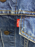 【曜日割引対象外】 リーバイス Levi's 4th 70505 ケアタグ 不均等V 刻印52 デニムジャケット ブルー 201MT-3506 VB