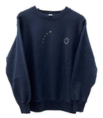 オールドフォークハウス OLD FOLK HOUSE トレーナー 長袖 カットソー クルーネック プルオーバー コットン ポリエステル MADE IN JAPAN 日本製 NAVY 紺 OFH003PO61 SIZE2 スウェット ロゴ ネイビー 104MT-1838