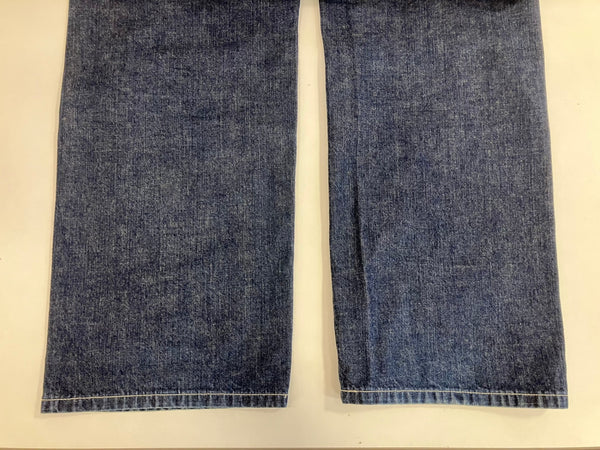 クーティー COOTIE PRODUCTIONS シンチバック デニム ワークパンツ ペインターパンツ ベイカーパンツ マリンパンツ ボタンフライ パッチポケット デニム ブルー Mサイズ 101MB-626