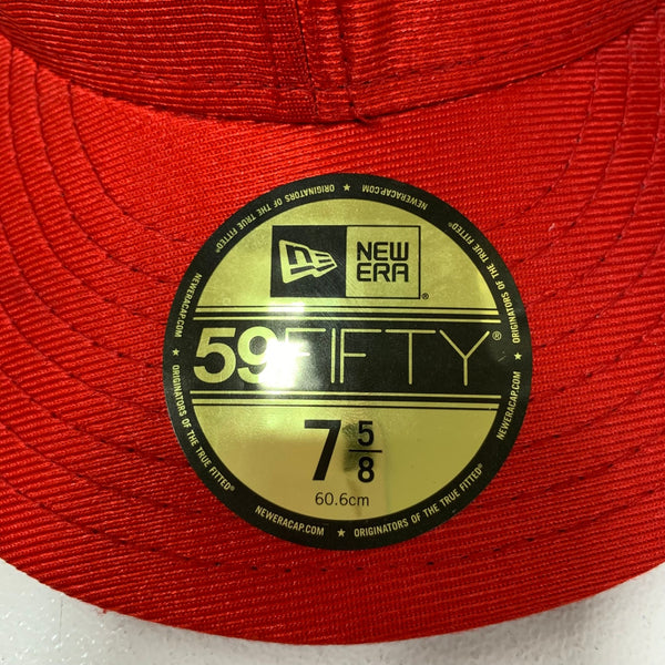 【中古】シュプリーム SUPREME ダズル ボックスロゴ ニューエラ Dazzle Box Logo New Era 16SS 7 5/8 帽子 メンズ帽子 キャップ レッド 201goods-661