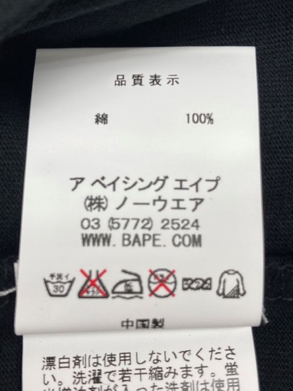 アベイシングエイプ A BATHING APE BAPEMANIA GOLD CARD CAMO TEE ベイプ マニア ゴールドカード カモ 半袖 Tシャツ 黒 Tシャツ ロゴ ブラック Mサイズ 104MT-1456