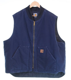 カーハート Carhartt DUCK VEST ダックベスト ネイビー 3XL ベスト ネイビー 103MT-2173