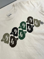 ア ベイシング エイプ A BATHING APE 90s Vintage 初期 anvilボディUSA製 BAPE CAMO ベイプカモ 白 プリント ロゴ Tシャツ ホワイト Mサイズ 101MT-4526