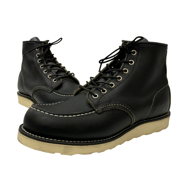 【曜日割引対象外】 レッドウィング RED WING 6-inch Classic Moc USA製 Irish Setter 9075 メンズ靴 ブーツ その他 ブラック 26.5cmサイズ 201-shoes1122 VB