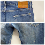 ヒステリックグラマー HYSTERIC GLAMOUR デストロイ オールモンスターズ スタッズ 5AP-0843 デニム ブルー 32サイズ 201MB-1014