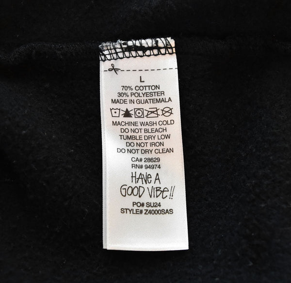 ステューシー STUSSY 8 Ball Fade Hoodie フェード エイト ボール フーディー MADE in GUATEMALA グアテマラ製 ストックロゴ プルオーバー パーカ ブラック Lサイズ 103MT-2988