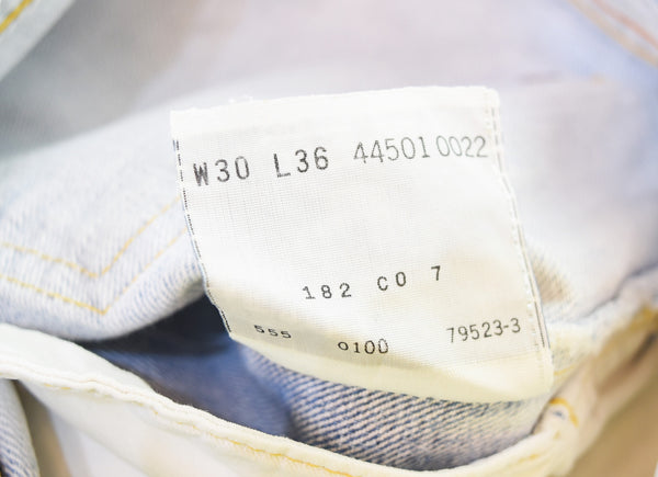 リーバイス Levi's 00s USA製 VINTAGE 501XX ヴィンテージ ボタン裏555 バレンシア工場製 ビッグE デニムパンツ デニム ブルー 30 103MB-637