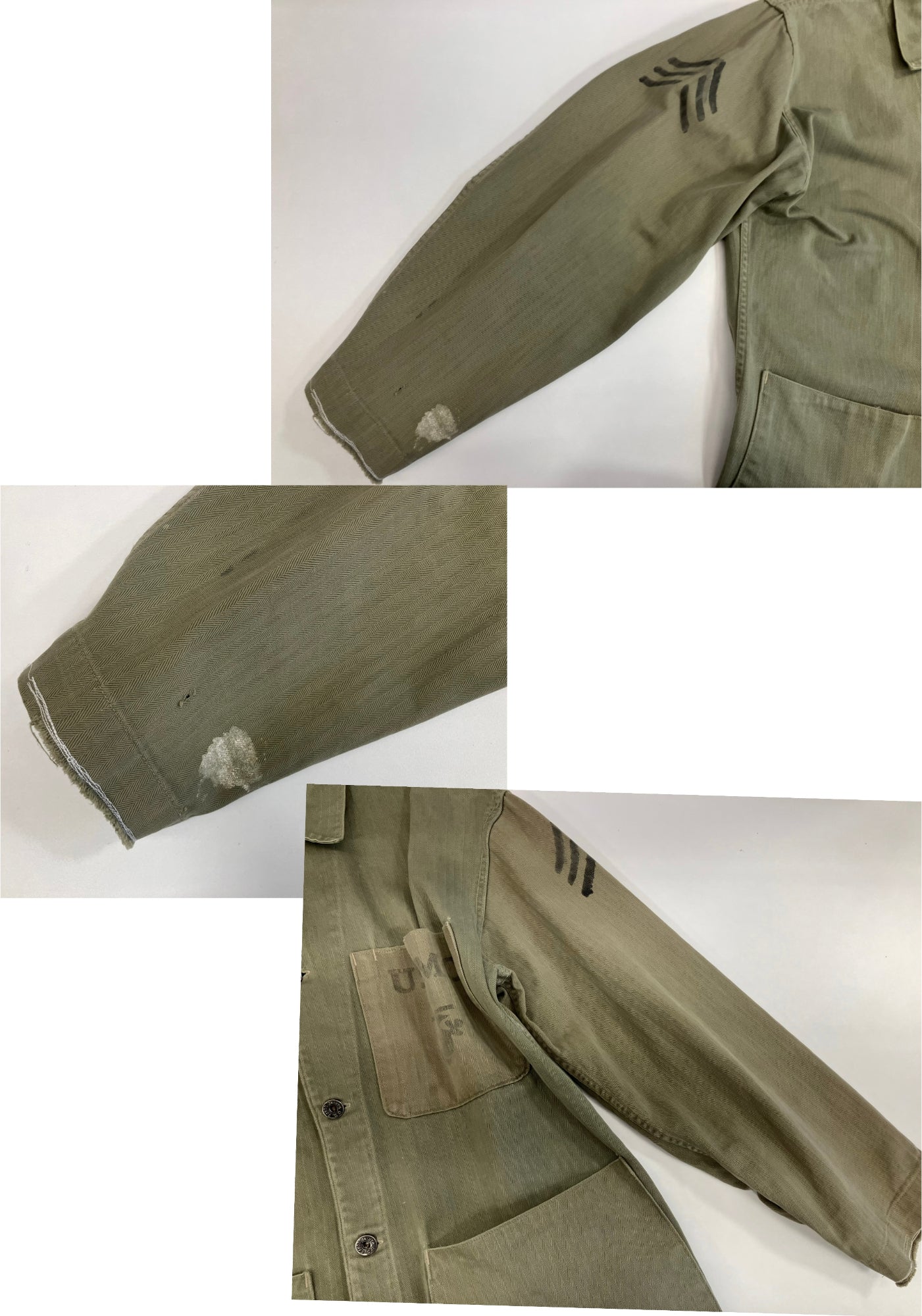 40s us.army ヘリンボーン　ツナギ　ステンシル 40s us.army ヘリンボーン ツナギ ステンシル 40s 米軍 U.S.ARMY