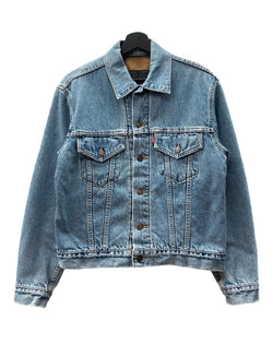 リーバイス Levi's DENIM JACKET デニム ジャケット Gジャン ブランケット 裏715 アウター USA製 インディゴ 青 サイズ 38 ジャケット 無地 ブルー 104MT-1793