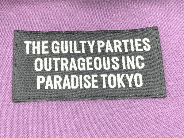 ワコマリア WACKO MARIA 21FW PYTHON VELVET JACKET パイソン ベルベット ジャケット 紫 ジャケット 総柄 パープル Mサイズ 104MT-1461