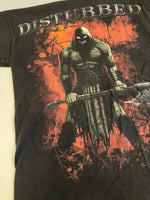 バンド band 00's Hanes DISTURBED ディスターブド ヘヴィメタル ロック Tシャツ ブラック Sサイズ 101MT-3870