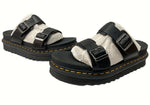 ドクターマーチン Dr.Martens MYLES SANDAL マイルズ サンダル SoftWair スライド レザー 厚底 UK6 黒 23523001 レディース靴 サンダル その他 ブラック 25cm 104-shoes549