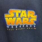 【曜日割引対象外】 US古着 ディズニー Disney STAR WARS WEEKENDS Tシャツ ブラック 201MT-3646 VB