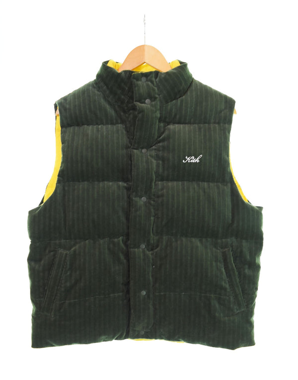キス KITH 23AW Morris Vestリバーシブル中綿ベスト カーキ×イエロー  23-020-060-0010 ベスト カーキ 103MT-2703