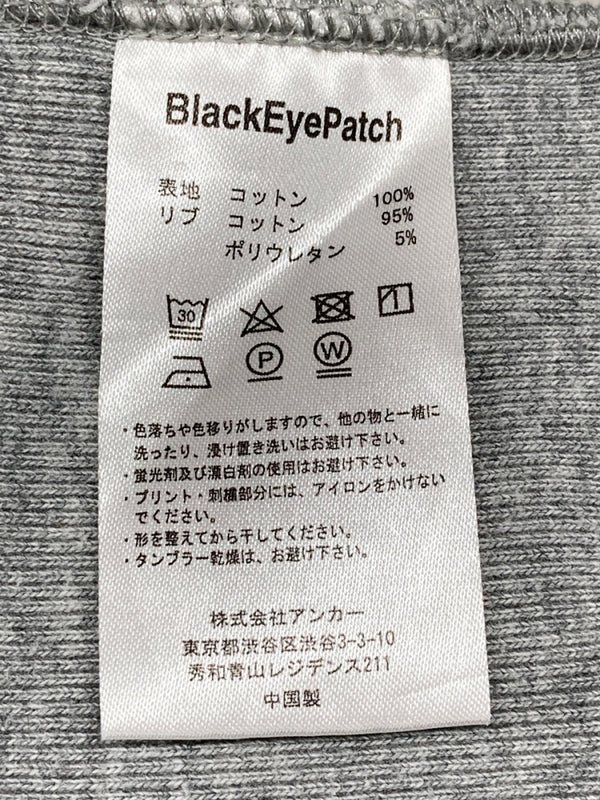 ブラックアイパッチ BlackEyePatch × VERDY ベルディ VICK OG LABEL HOODIE ヴィック オージー ラベル フーディ 灰 パーカ ロゴ グレー XLサイズ 104MT-1647