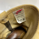 【曜日割引対象外】 レッドウィング RED WING ペコスブーツ スエード USA製 8168 メンズ靴 ブーツ ペコスタイプ ベージュ 25cmサイズ 201-shoes1520 VB