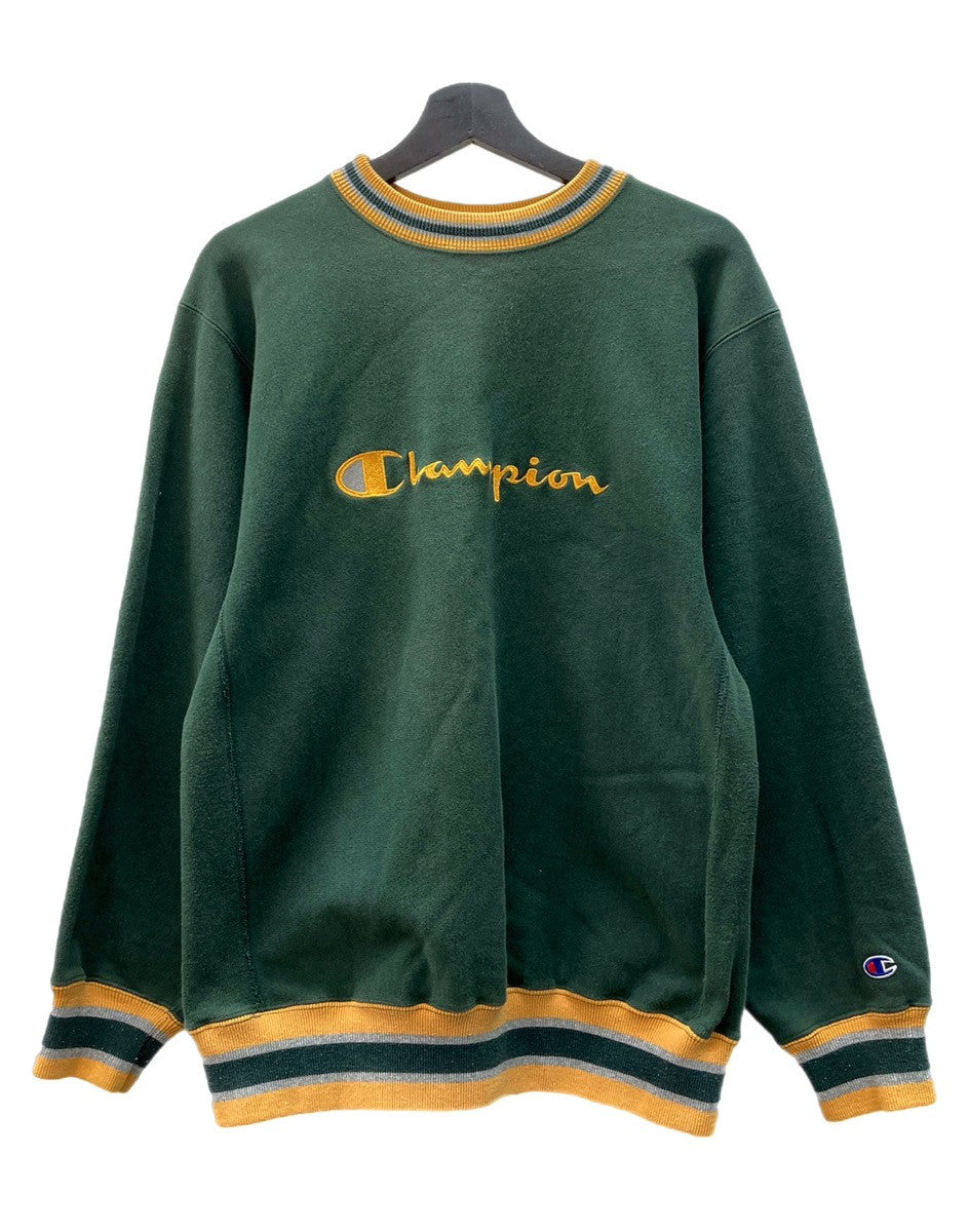 チャンピオン　リバースウィーブ　90s 刺繍タグ　グリーン チャンピオン Champion 90s 90年代 刺繍タグ REVERSE WEAVE リバース