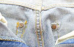 リーバイス LEVI'S 554zxx 紙パッチ VINTAGE ヴィンテージ デニム 60年代 60's 60s  トップボタン刻印E 隠しリベット センターセット セミオートマチックTALON タロン ジップ デニム ブルー 103MB-327