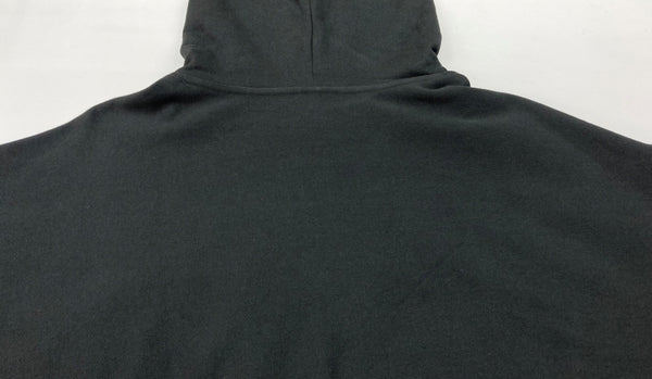 ハフ HUF LOGO APPLIQUE HOODED FLEECE ロゴ アップリケ フーディ フリース 黒 FL00229 パーカ ロゴ ブラック XLサイズ 104MT-1831