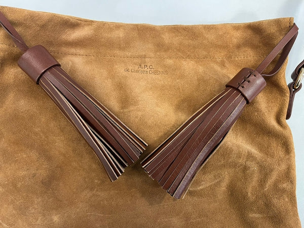 アー・ペー・セー A.P.C. アーペーセー Charlotte Chesnais シャルロット・シェネ フリンジバッグ レザー バッグ レディースバッグ ショルダーバッグ・メッセンジャーバッグ ブラウン 101bag-216