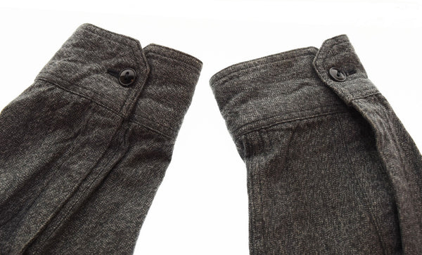 バズリクソンズ BUZZ RICKSON'S COTTON COVERT WORK SHIRTコットンコバート ワークシャツサイズ16-16 1/2 黒 	BR26082 長袖シャツ ブラック 103MT-2792